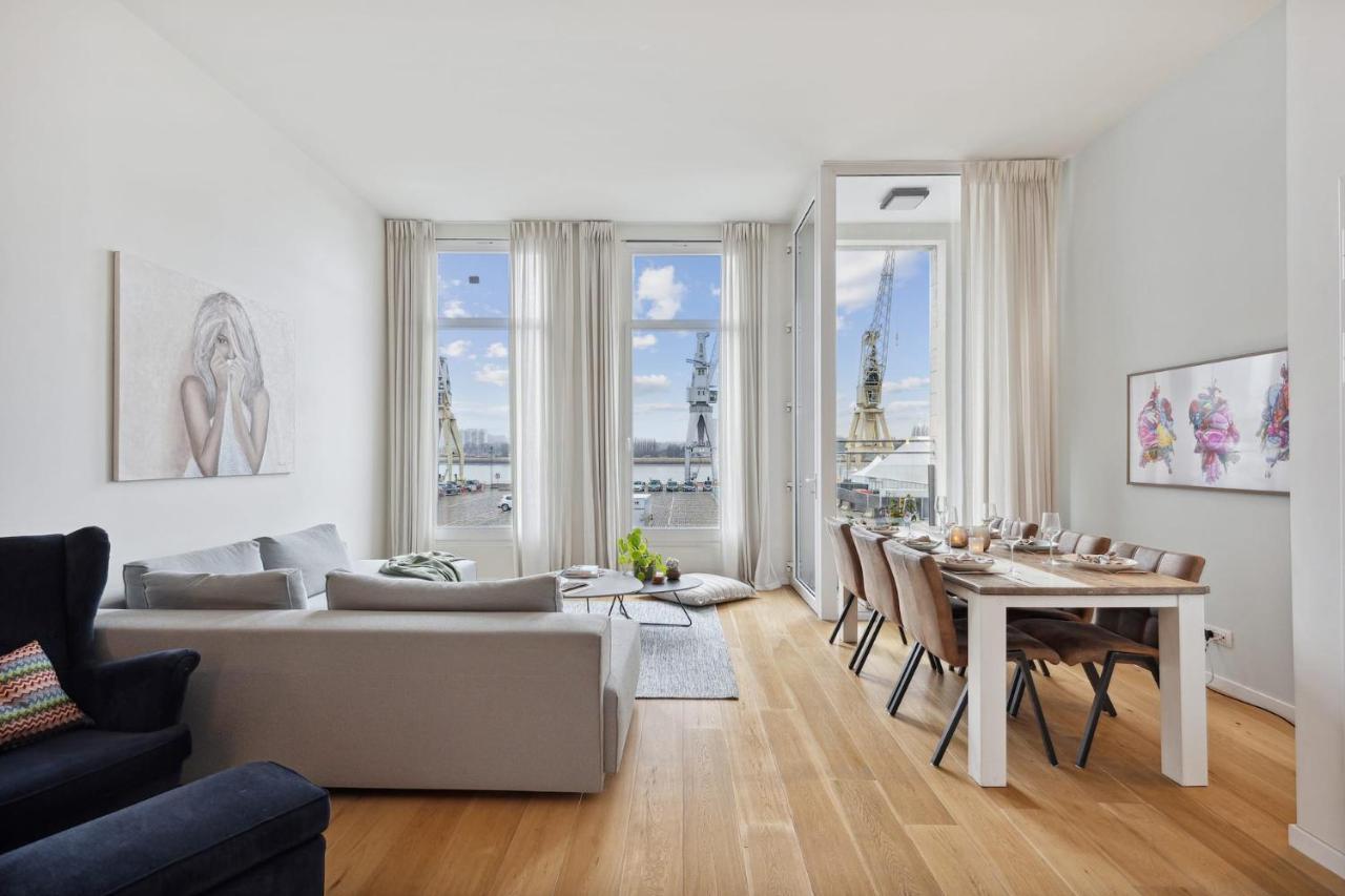 Bright Waterfront Apartment แอนต์เวิร์ป ภายนอก รูปภาพ