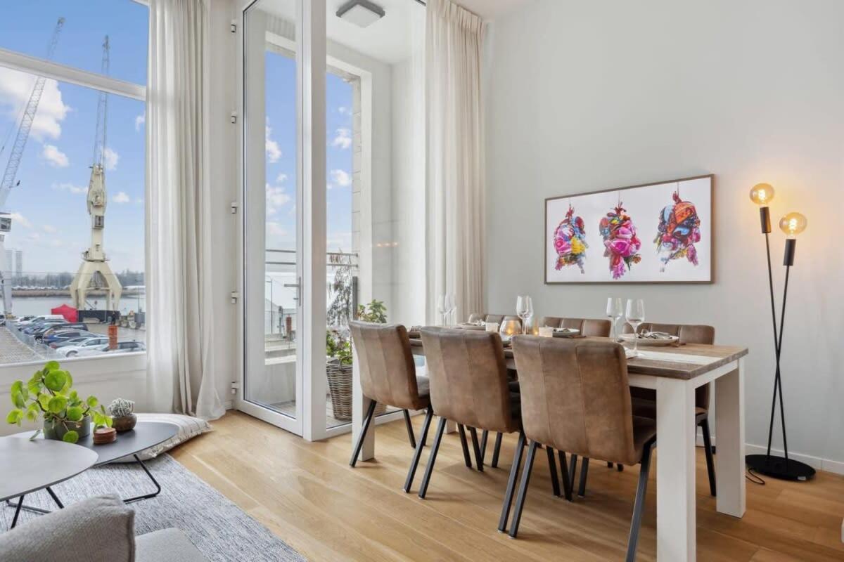 Bright Waterfront Apartment แอนต์เวิร์ป ภายนอก รูปภาพ